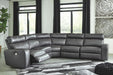 Samperstone - Power Reclining Sectional - Simple Home Plus