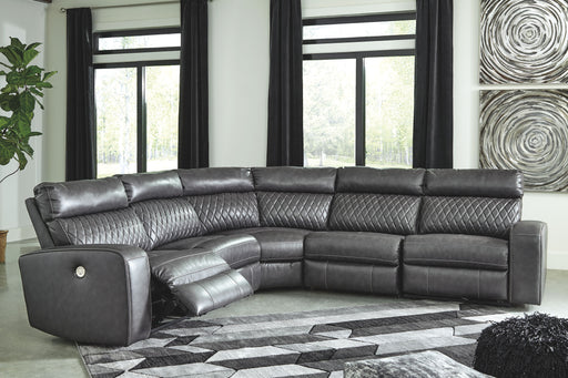 Samperstone - Power Reclining Sectional - Simple Home Plus