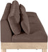 Turin - Chenille Fabric Upholstered Modular Sectional - Brown - Simple Home Plus