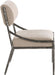 Bastille - Upholstered Dining Side Chair (Set of 2) - Silver Frame - Simple Home Plus