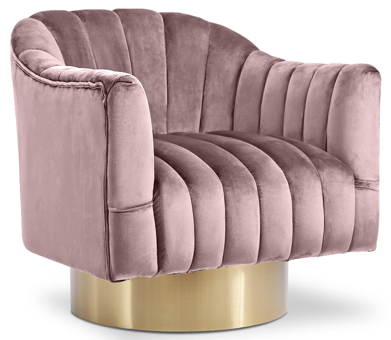 Farrah - Accent Chair with Gold Base - Simple Home Plus