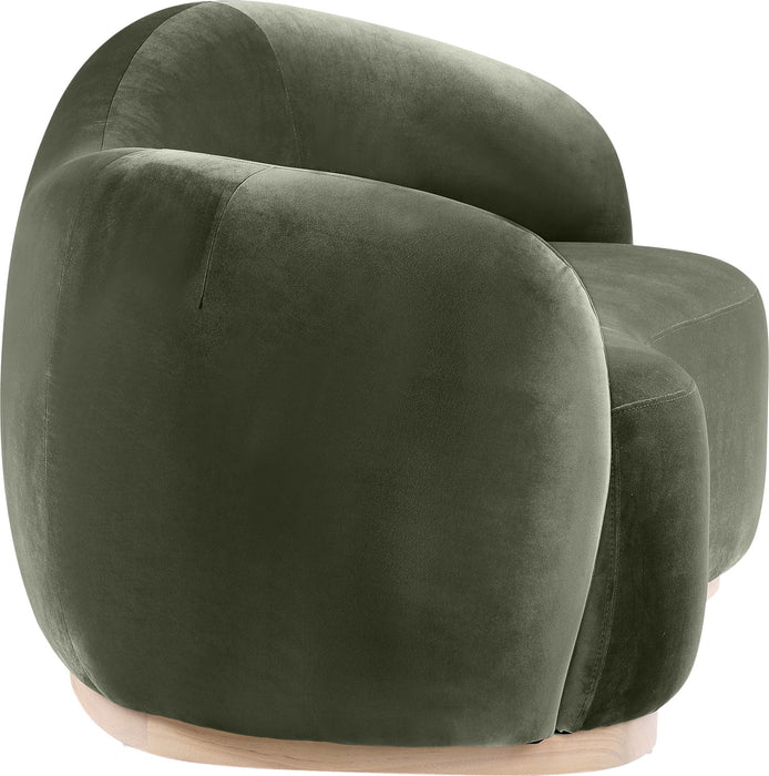 Gustavo - Velvet Upholstered Loveseat - Simple Home Plus