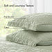 Willow - 3 Piece Queen Bedspread Set - Sage - Simple Home Plus