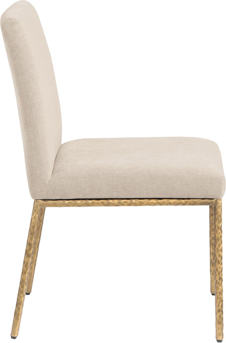 Reeves - Dining Side Chair (Set of 2) - Gold Base - Simple Home Plus