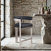 Romeo - Boucle Counter Stool With Silver Base (Set of 2) - Simple Home Plus