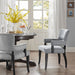 Dawson - Arm Dining Chair - Gray - Simple Home Plus