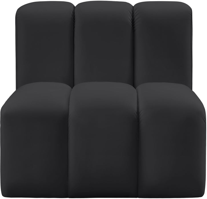 Arc - Faux Leather Straight Chair - Simple Home Plus