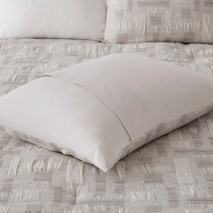 Cairo - 3 Piece King/California King Comforter Set - Ivory - Simple Home Plus