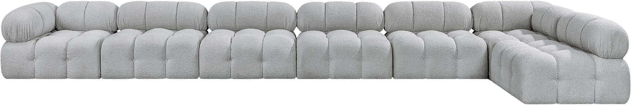Ames - 7 Piece Modular L-Shaped Sectional - Simple Home Plus
