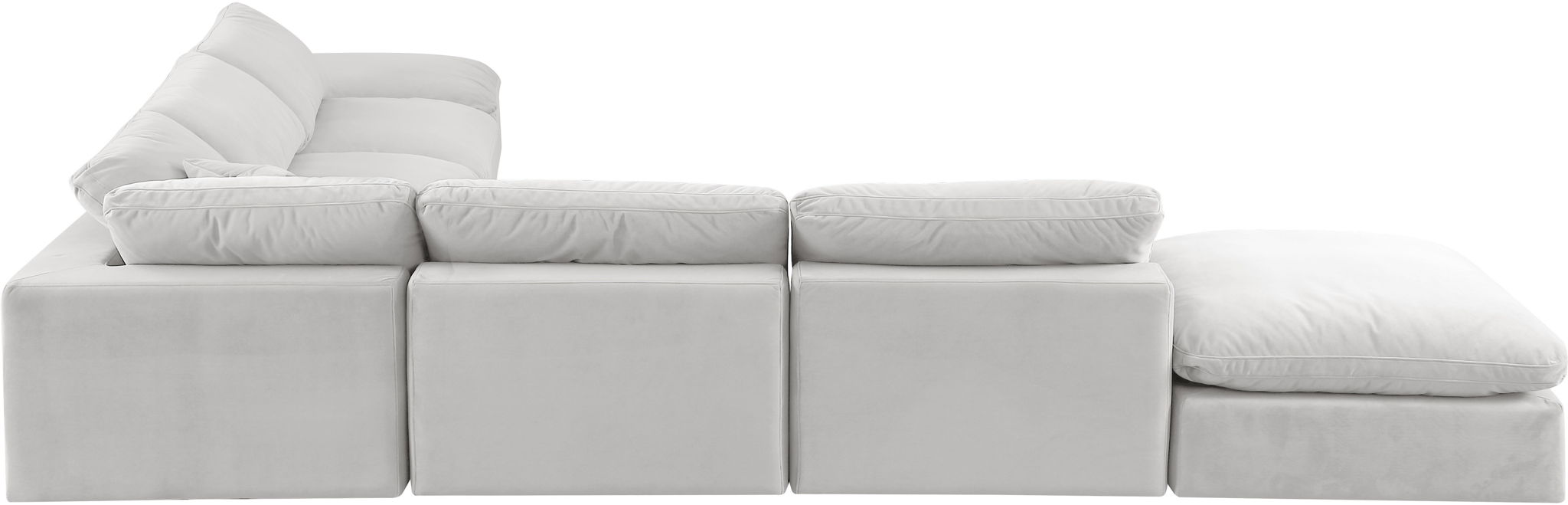 Comfy - 7 Piece Velvet Modular Corner Sectional - Simple Home Plus