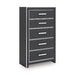 Zuraleus - Five Drawer Chest - Simple Home Plus