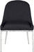 Ferro - Upholstered Dining Side Chair With Brushed Silver Legs - Simple Home Plus