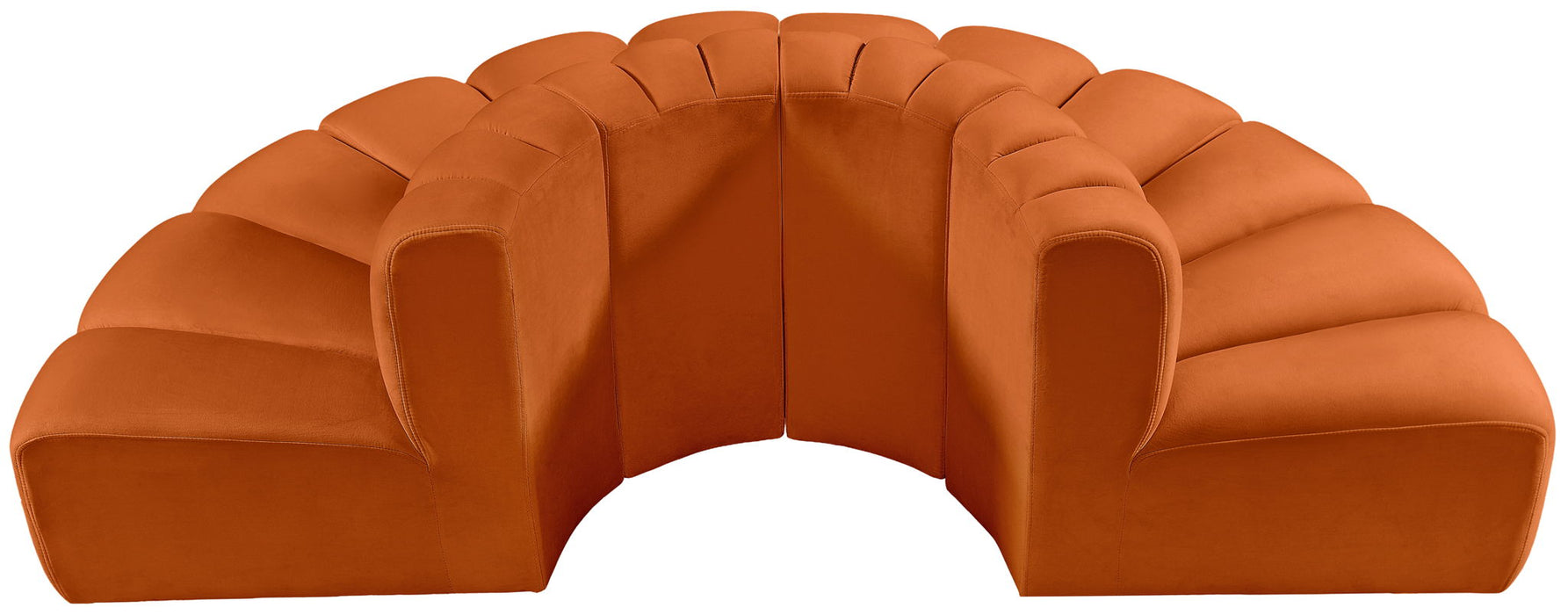 Arc - Velvet 4 Piece Modular Sofa - Simple Home Plus