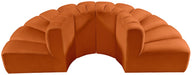 Arc - Velvet 4 Piece Modular Sofa - Simple Home Plus