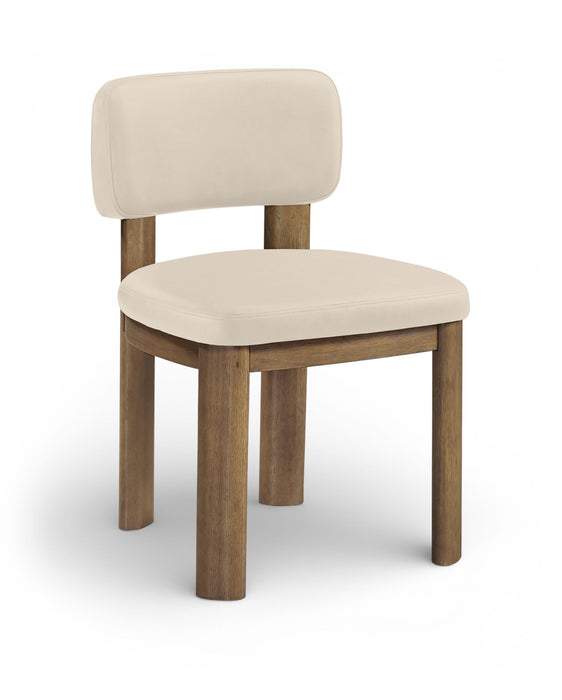 Paloma - Vegan Leather Upholstered Dining Chair (Set of 2) - Brown Frame - Simple Home Plus