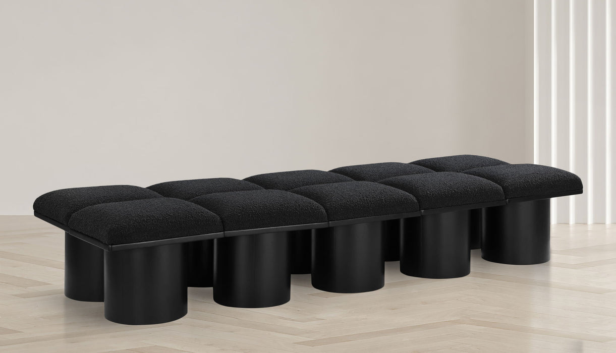 Pavilion - 10 Piece Modular Bench With Black Base - Simple Home Plus