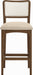 Atrium - Upholstered Bar Stool (Set of 2) - Brushed Brown Frame - Simple Home Plus