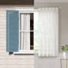 Lexus - 52x63" Rod Pocket With Back Tab Privacy Curtain Pair (Set of 2) - White - Simple Home Plus