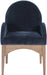Waldorf - Chenille Dining Arm Chair With Natural Legs - Simple Home Plus