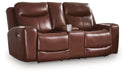 Next Move - Power Reclining Loveseat With Console / Adjustable Headrest - Simple Home Plus