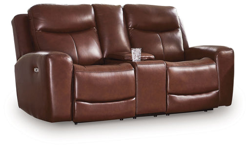 Next Move - Power Reclining Loveseat With Console / Adjustable Headrest - Simple Home Plus