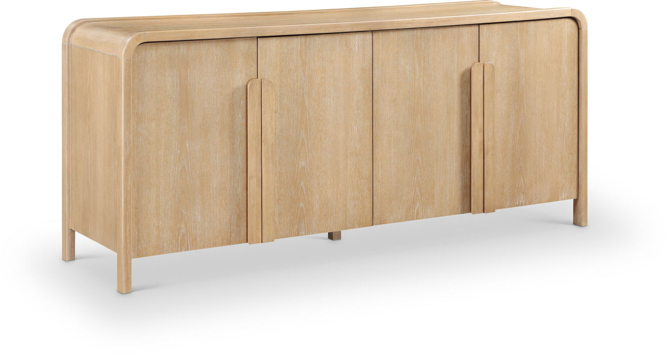 Harmony - Oak Veneer And Solid Wood Sideboard/Buffet - Simple Home Plus