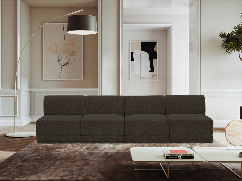 Ollie - 4 Seat Armless Modular Sofa - Simple Home Plus