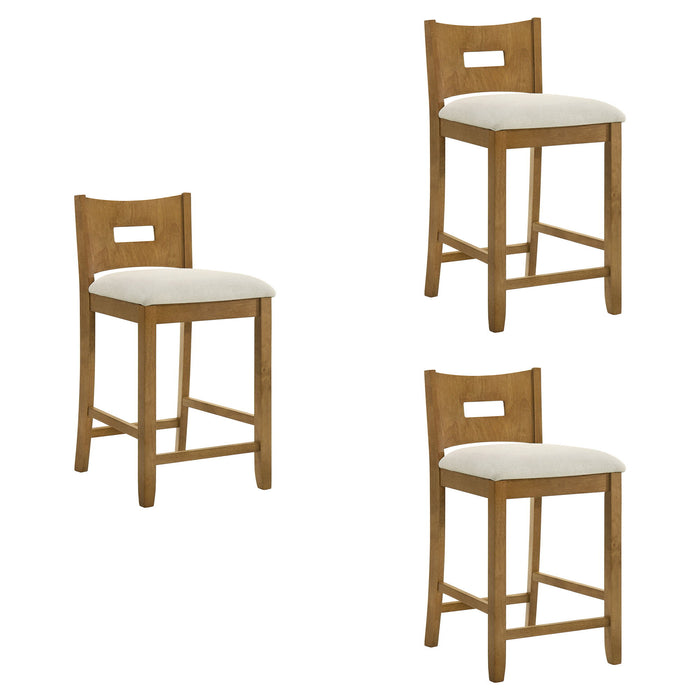 Ren - 26" Counter Height Rubberwood Barstool - Simple Home Plus