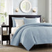 Quebec - Reversible Coverlet Set - Blue - Simple Home Plus