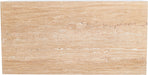 Bolzano - Travertine Coffee Table - Natural - Simple Home Plus