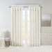Emilia - 84" Twist Tab Lined Window Curtain - White - Simple Home Plus