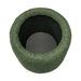 Tara - Round Storage Ottoman - Green - Simple Home Plus
