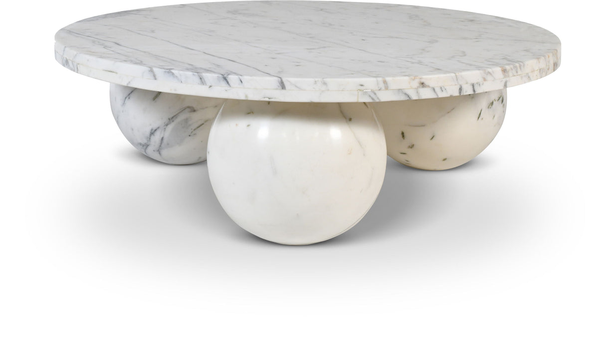 Spherical - Marble/Stone Coffee Table - Simple Home Plus