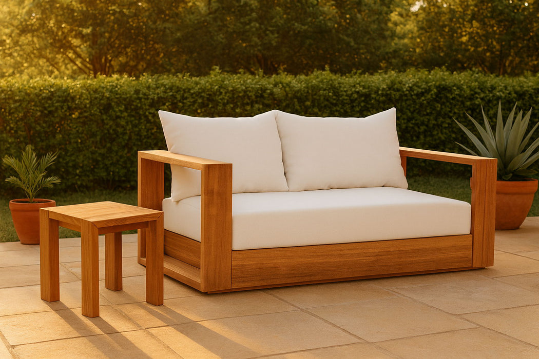 Tulum - Water Resistant Outdoor Loveseat - Simple Home Plus