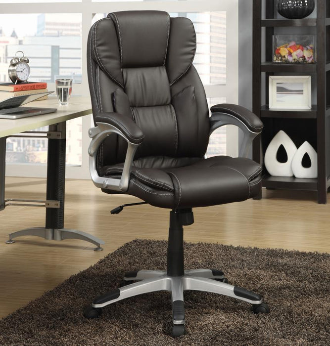 Kaffir - Upholstered Adjustable Home Office Desk Chair - Simple Home Plus