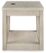 Marxhart - Bisque - Square End Table - Simple Home Plus