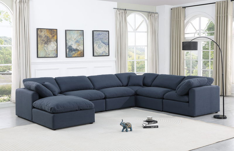 Indulge - Linen 7 Piece Modular Sectional