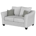 Salizar - Upholstered Flared Arm Loveseat - Simple Home Plus