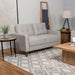 Bowen - Upholstered Track Arm Tufted Loveseat - Simple Home Plus