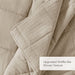 Mina - Full/Queen Waffle Weave Textured Quilt Set - Neutral - Simple Home Plus