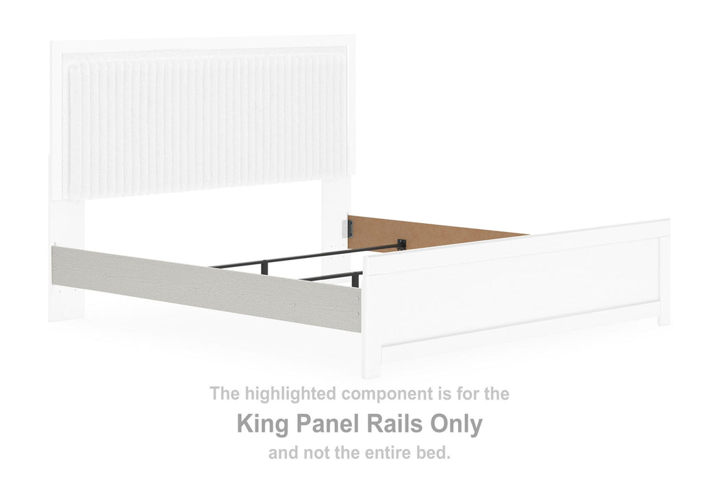 Zuraleus - King Panel Rails - White - Simple Home Plus