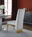 Porsha - Dining Chair with Gold Legs (Set of 2) - Simple Home Plus