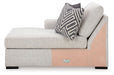 Koralynn - Laf Corner Chaise - Stone - Simple Home Plus