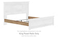 Makidern - King Panel Rails - Tan - Simple Home Plus