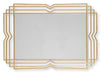 Claybrook - Gold Finish - Accent Mirror - Simple Home Plus