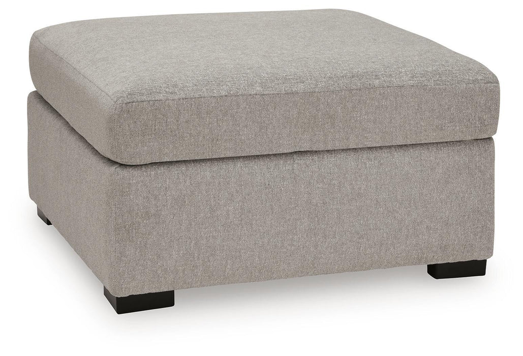 ModMax Luxe - Oversized Accent Ottoman - Flint - Simple Home Plus