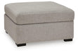 ModMax Luxe - Oversized Accent Ottoman - Flint - Simple Home Plus