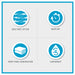 Big Bundle - Quick Dry 12 Piece Bath Towel Set - White - Simple Home Plus