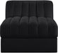 Rummi - Velvet Performance Fabric Upholstered Modular Armless Chair - Simple Home Plus