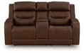 Knightington - Power Reclining Loveseat With Audio Seating - Simple Home Plus